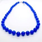 Ogrlica od tamnoplavog kalcedona