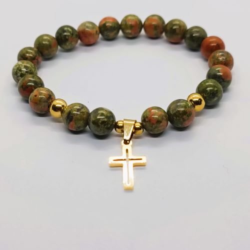 Brojanica za ruku od unakita