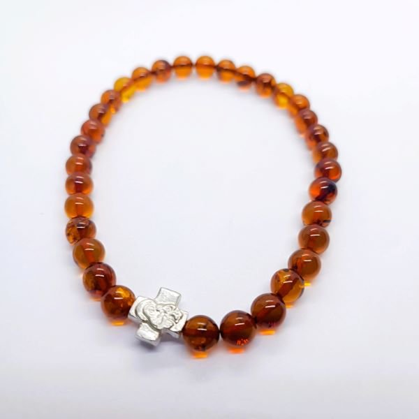 Brojanica 33 perle za molitvu od ćilibara