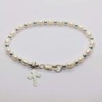 Brojanica biserna perla srebro