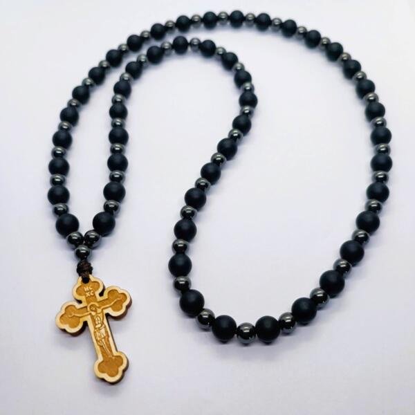 Brojanica oniks hematit